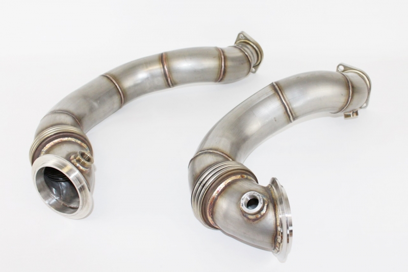 BMW 135i E82 N54 Tuning Performance Hosenrohr 3" 76mm  B-Ware