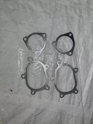 Audi S6 RS6 S7 RS7 S8 Downpipe Dichtung Satz 4 teilig