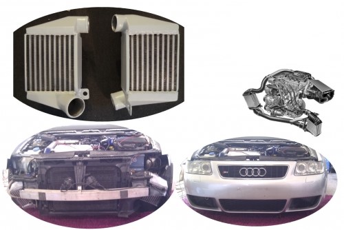 Audi S3 8L 210PS / TT 8N 225PS BIG OEM Upgrade Ladeluftkühler SMIC Set