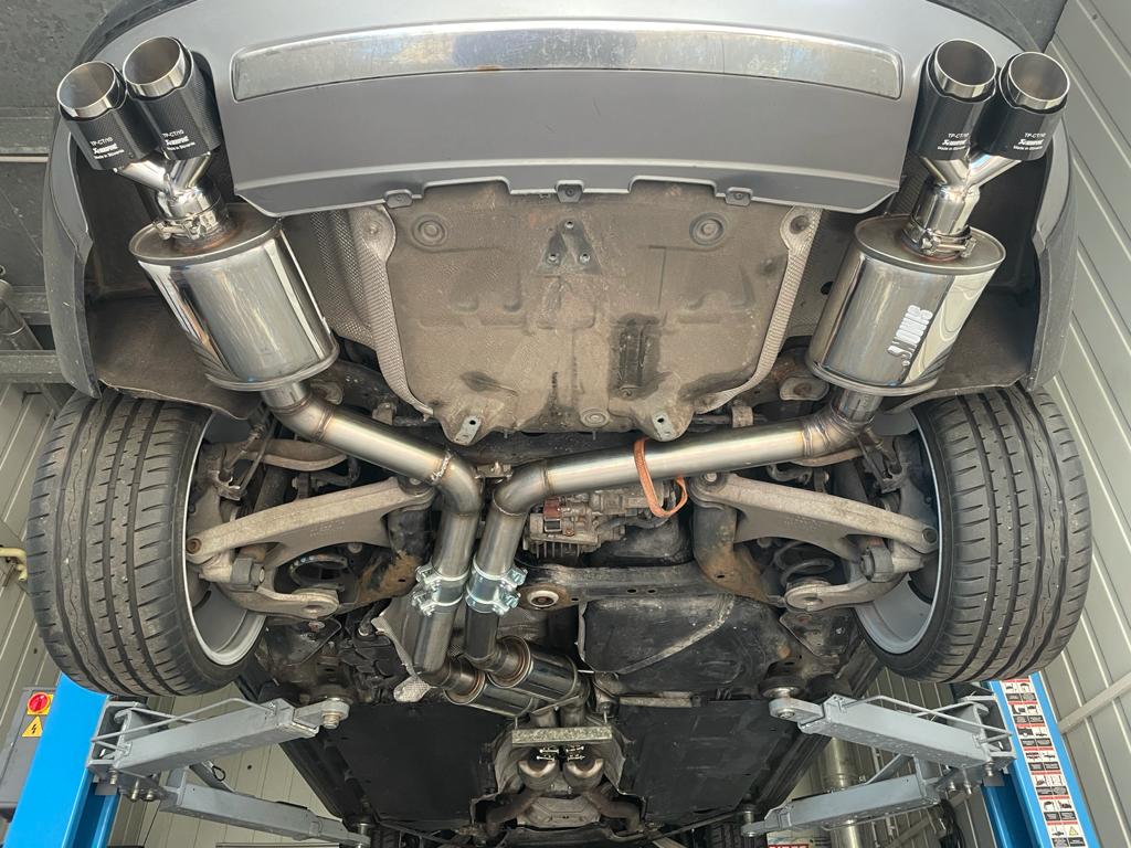 Sportauspuff 3" 76mm Audi A5 2.0TFSI / 3.0TDI  Racing