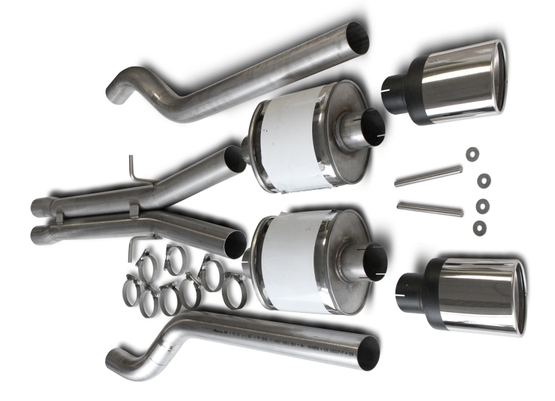 Audi RS6 4B C5 4.2 V8 2x 76mm Sportauspuff Edelstahl mit EG Erlaubnis