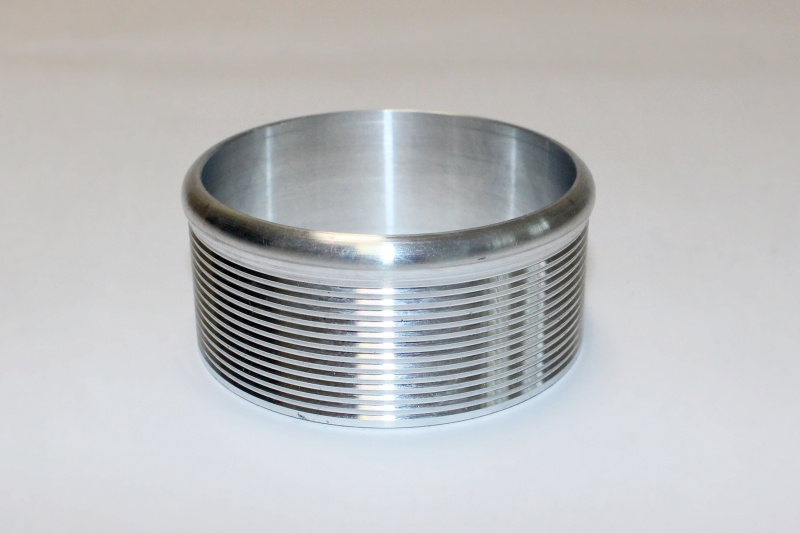 Ladeluftkühler Anschluss Stutzen CNC gedreht 76mm