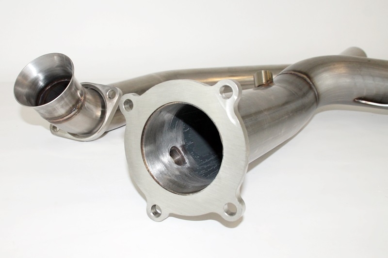 Audi A5 8T 2.0TFSI Performance Hosenrohre Edelstahl 76/63mm