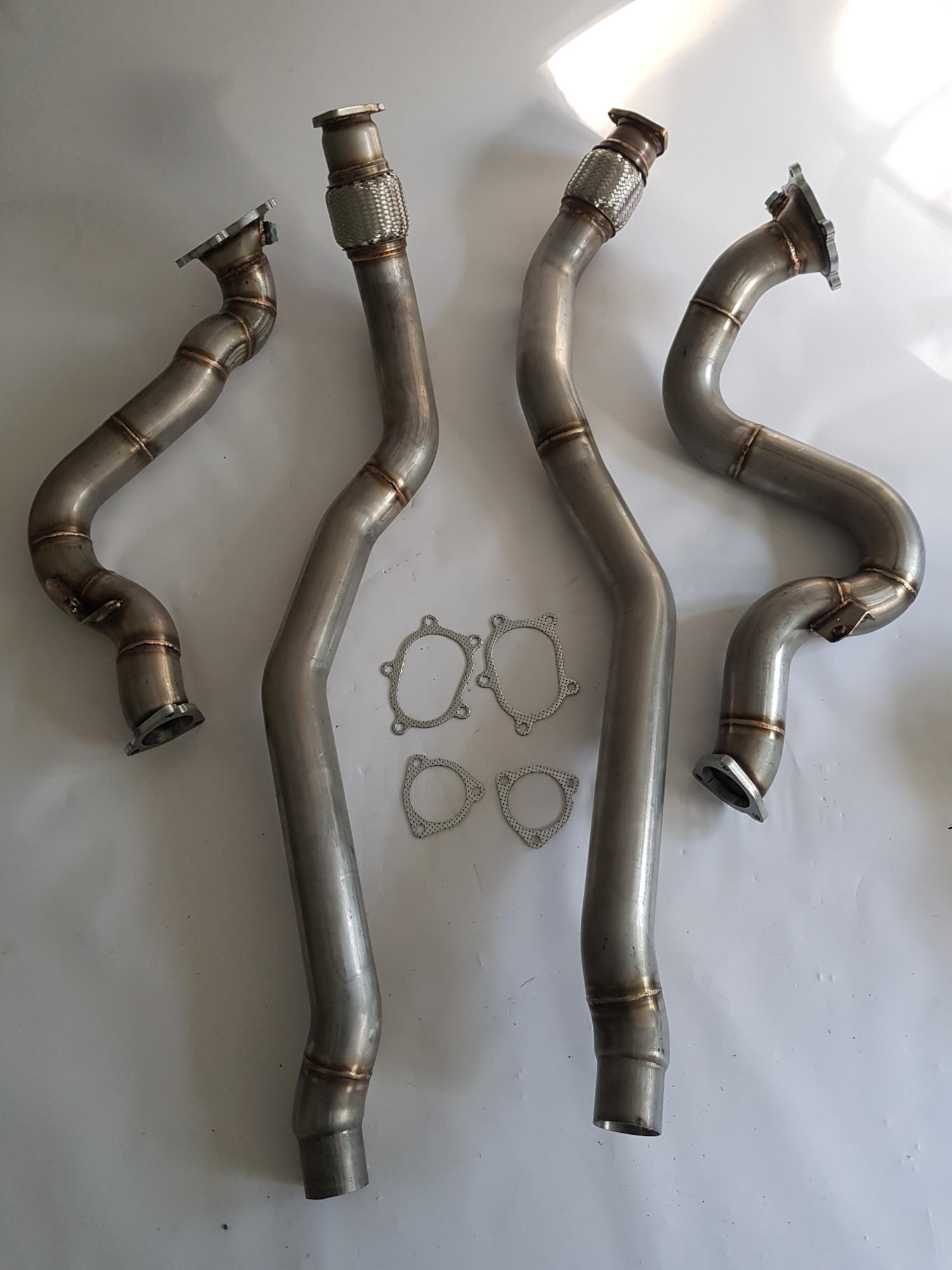 Audi RS6 4G 4.0TFSI Downpipe Catless  + Vorschalldämpfer Ersatzrohr