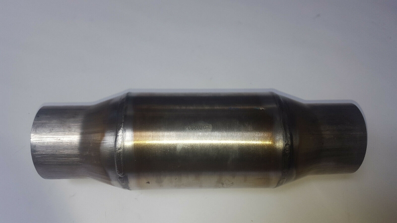 Edelstahl V2A 2,5" 63mm Leer Kat DPF Attrappe f. Downpipe mit E-Nummer