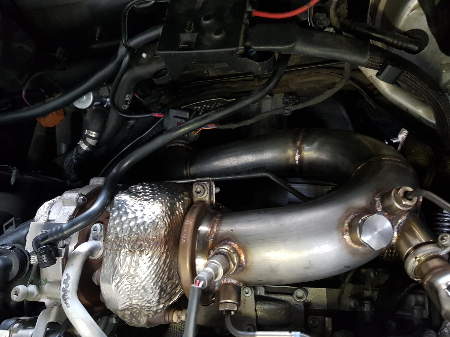Audi A5 F5 3.0TDi 218PS/ 272PS DPF Kat Ersatzrohr Downpipe Hosenrohr von Clubsport Elite