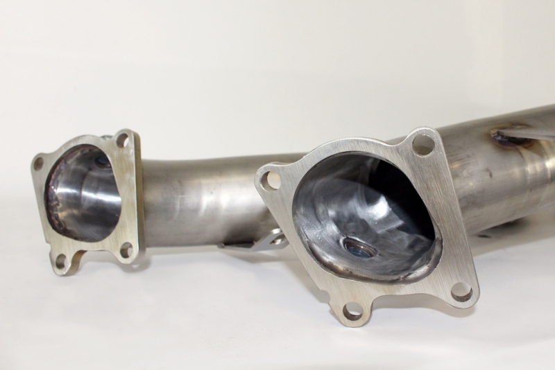 Audi RS6 4B C5 4.2 V8 Biturbo Hosenrohre - Katersatzrohre Catless Downpipes