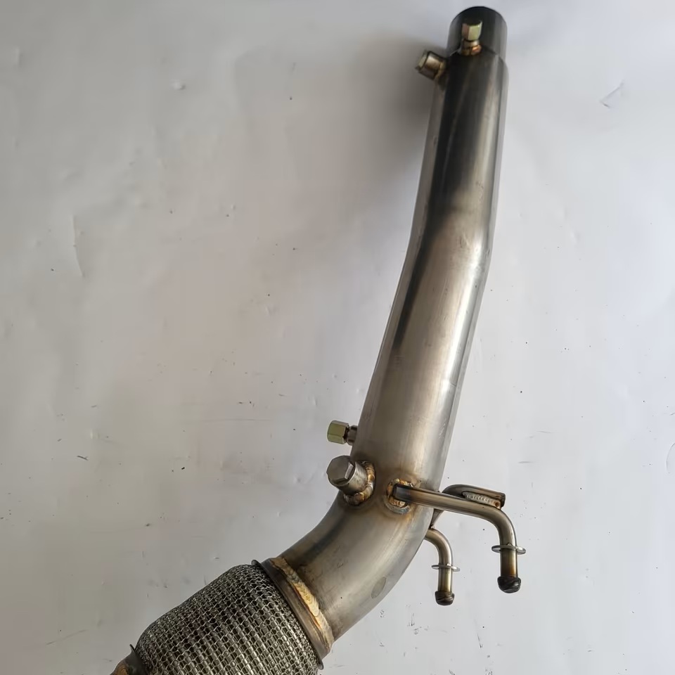 Downpipe VW Golf 8 GTI Hosenrohr 76mm Sportauspuff Edelstahl VIII TT Cupra