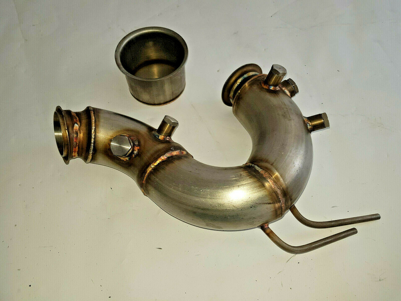 Downpipe Tuning ohne DPF Off \ Kat Ersatzrohr Seat Leon 5F  1.6 & 2.0TDI
