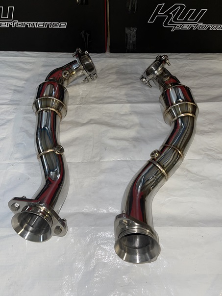 Corvette C7 6.2 3" High Flow Kat OFF Tuning Pipe Downpipe ET