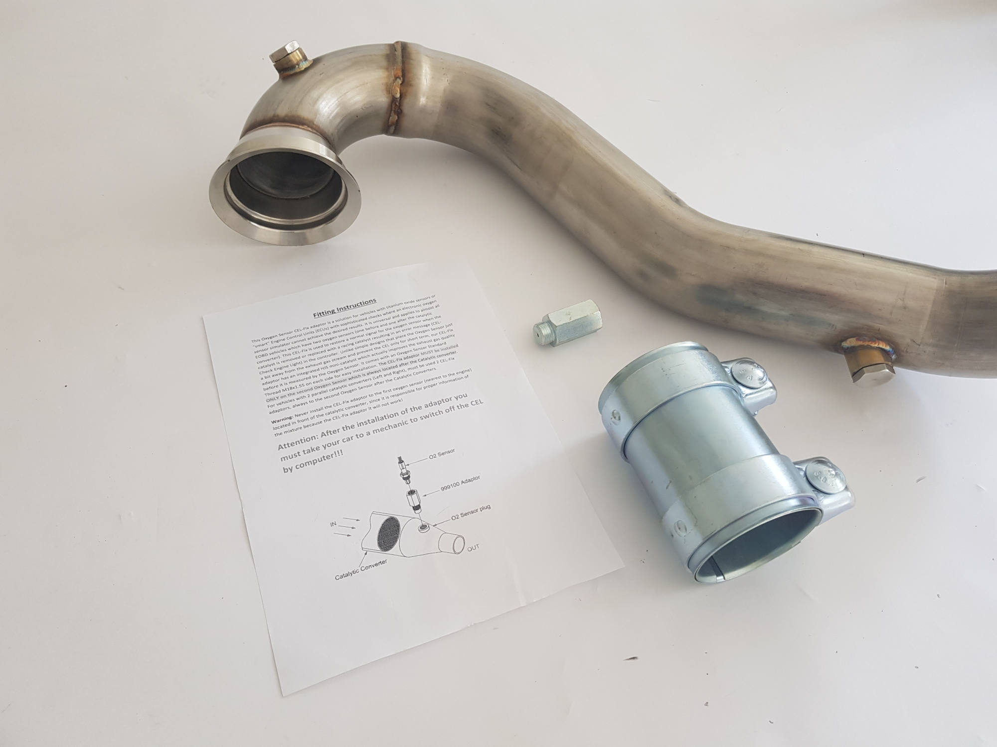 Tuning Downpipe Cat Less 3" Mercedes GLA 2.0T  AMG