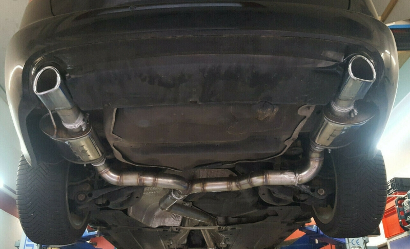 Audi A6 4F 2.0TFSI 3" Sportauspuff Abgasanlage Clubsport Elite Racing Carbon Klappenanlage
