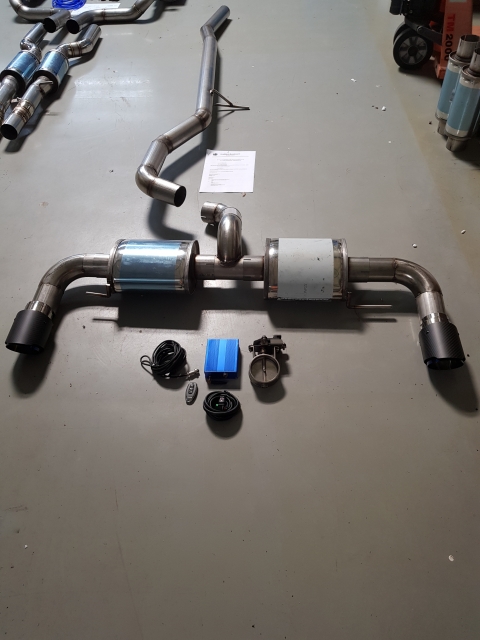 Audi TTRS 8J 2.5TFSI 3" Sportauspuff Anlage Klappenauspuff Racing